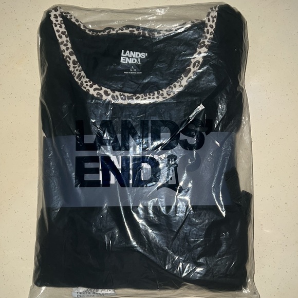 Land’s End ladies 2 piece long sleeve pajama set size L - Picture 2 of 9